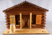 Oehme & Söhne Wild-West Wooden Building Bar Saloon for Starlux Timpo Clairet Elastolin Quiralu figures