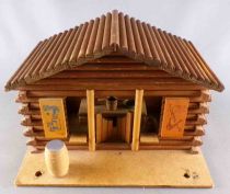 Oehme & Söhne Wild-West Wooden Building Bar Saloon for Starlux Timpo Clairet Elastolin Quiralu figures