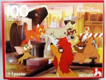 Oliver et Compagnie - Puzzle 100 pièces \ Oliver découvre la rue\  -  Nathan 1989 (ref.555261)