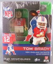 Oyo - Football Américain NFL - G1LE Série 2 Mini Figurine Articulée - Tom Brady n° 12 New England Patriots Quaterback Neuf