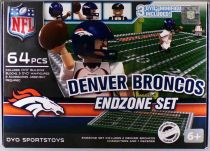 Oyo - Football Américain NFL - Terrain de Jeu pour Mini Figurine Articulée - Denver Broncos Endzone Set Neuf