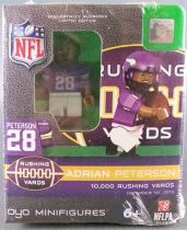 Oyo - US Football NFL - Minifigure - Adrian Peterson n° 28 Rushing 10000 Yards Mint in Sealed Box