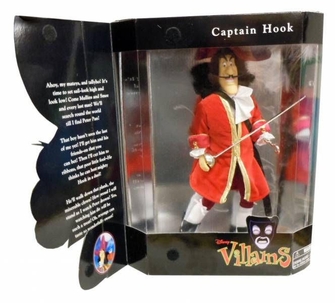 Peter Pan - Disney Villains Exclusive Doll - Captain Hook (Mint in