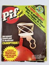 Pif Gadget n°450 - Contenant des Publicités de jouets (Super Jaimie, Steve Austin, Star Wars, Lego)