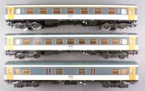 Piko Ho Sncf Set of 3 Coorail Coaches 1st Cl B9c9X + 2nd Cl B10 + Van Dd2