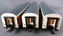 Piko Ho Sncf Set of 3 Coorail Coaches 1st Cl B9c9X + 2nd Cl B10 + Van Dd2