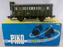 Piko ME 321 01 Ho Dr Voiture à Guérite & Marchepied 530-213 Vert Proche Neuve Boite