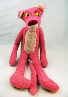 pink panther stuffed animal 1980