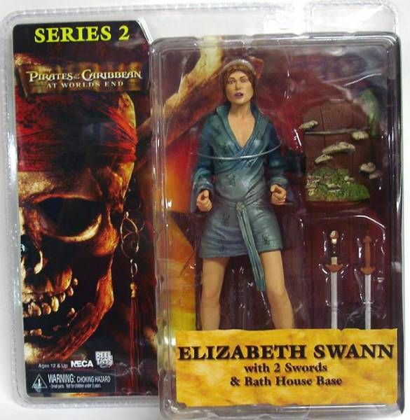 NECA Pirates of the Caribbean At World's End Series Elizabeth Swann  Action Fig 海外 即決