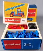 Plasticant West Germany Réf 340 - Jeu de Construction Plastique - Camion avec échelle Neuf Boite