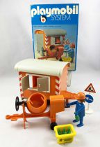 Playmobil - Abri de Chantier et Ouvrier (1976) Ref.3207