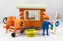 Playmobil - Abri de Chantier et Ouvrier (1976) Ref.3207