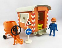 Playmobil - Abri de Chantier et Ouvrier (1976) Ref.3207