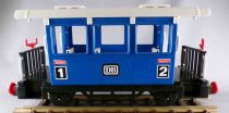 Playmobil - Train Passenger Coach Db Blue 1st & 2nd Class no Box Ref.4100