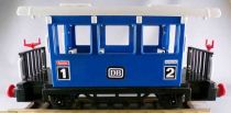 Playmobil - Train Passenger Coach Db Blue 1st & 2nd Class no Box Ref.4100