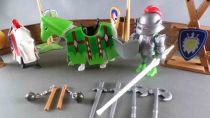 Playmobil 3287 - Moyen Age - Tournoi Royal de Joutes Complet en Boite 2003