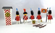 Playmobil 3544 - Pirates - British Soldiers Complete Loose with box - 1978