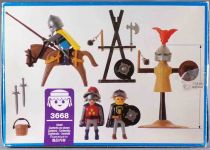 Playmobil 3668 - Moyen Age - Entrainement Tournoi de Joutes en Boite 1993