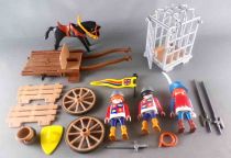 Playmobil 3674 - Moyen Age - Transport de Prisonnier Complet en Boite 1993