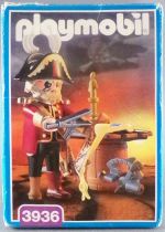 Playmobil 3936 - Pirates - Capitaine Borgne & Jambe de Bois Complet en Boite 2000