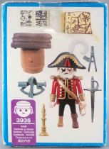 Playmobil 3936 - Pirates - Capitaine Borgne & Jambe de Bois Complet en Boite 2000