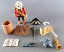 Playmobil 3936 - Pirates - Capitaine Borgne & Jambe de Bois Complet en Boite 2000