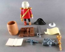 Playmobil 3936 - Pirates - Capitaine Borgne & Jambe de Bois Complet en Boite 2000