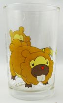 Pokemon - Collectible Mustard Glass - Bidoof / Keunotor