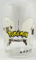 Pokemon - Collectible Mustard Glass - Wooloo / Moumouton