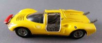 Politoys-E Export # 589 Ferrari Dino Berlinetta Pininfarina Yellow no Box 1:43