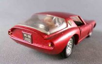 Politoys-M N° 529 Alfa Romeo Giulia 1600 Canguro Rouge Métallisé sans Boite 1/43