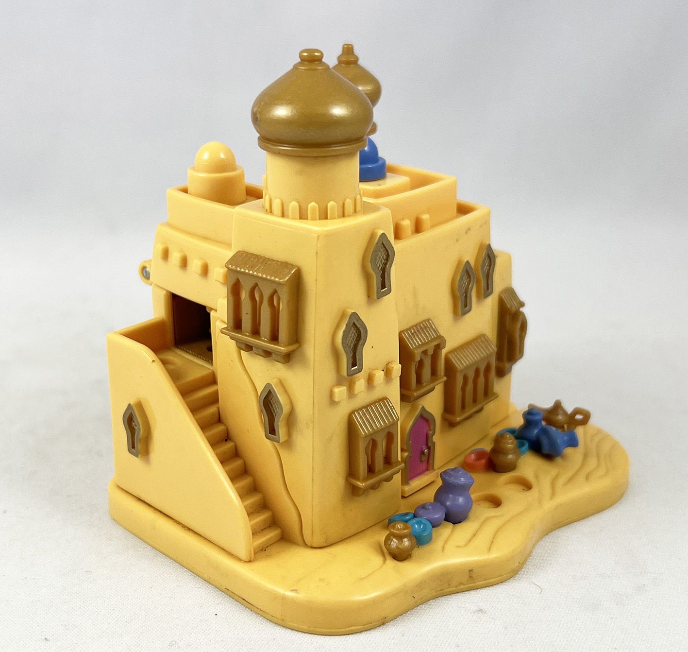 Polly Pocket Disney Aladdin Compact with Figures - Complete vtg Bluebird  1995