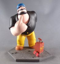 Popeye - Attakus Bombyx - Scene with a Set of 4 Resin Mini Statues - Popeye Olive Swee\'Pea Bluto