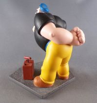 Popeye - Attakus Bombyx - Scene with a Set of 4 Resin Mini Statues - Popeye Olive Swee\'Pea Bluto