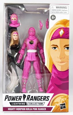 Power Rangers Lightning Collection - Mighty Morphin Ninja Pink Ranger ...