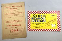 Professional Catalog Tôlerie Mécanique Française (1969)