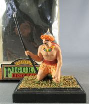 Puchol - 60mm Plastic figure - Huns Mongolian Kneeling Spear Mint in Box