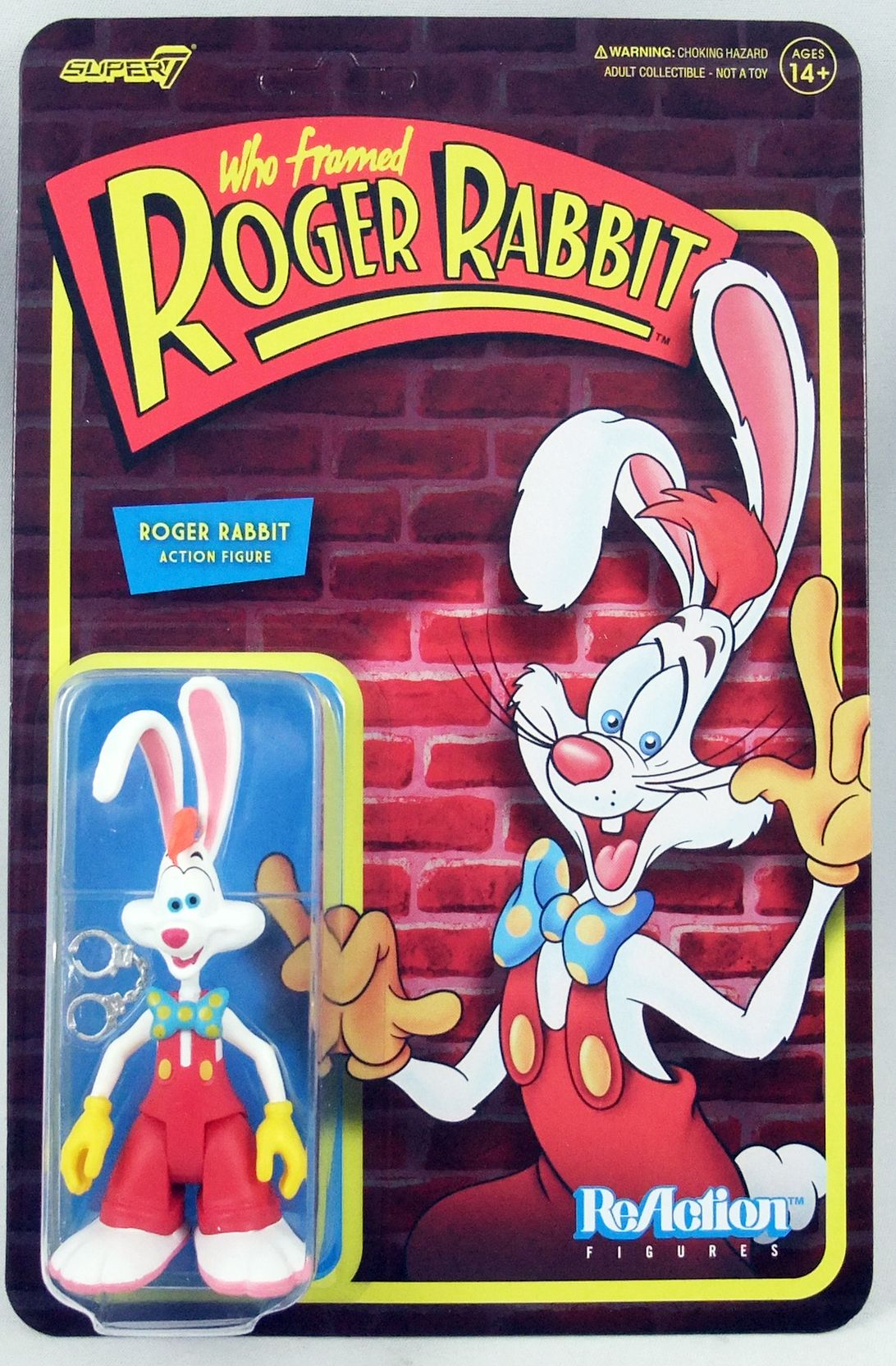 Qui Veut La Peau De Roger Rabbit Super7 Reaction Figure Roger Rabbit 