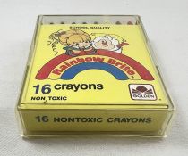 Rainbow Brite - 16 Crayons Boxed / Boite de 16 Crayons - Golden 1984