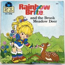 Rainbow Brite - 24 pages Read-Along Book & Record - Rainbow Brite and the Brook Meadow Deer - Buena Vista Records 1984