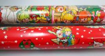 Rainbow Brite - 2x Gift Wrap rolls / 2 Rouleaux de Papier Cadeau - Ambassador Hallmark 1983