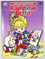 Rainbow Brite - A Big Dot / Maze Book - Golden 1985