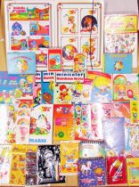 Rainbow Brite - A Golden Book - Big Lot of miscellaneous stationery items