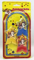 Rainbow Brite - Adornables (3 Badges) - Kat\'s Meow (1983)