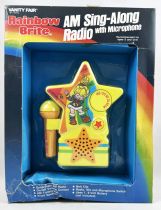 Rainbow Brite - AM Sing-Along Radio w/Microphone - Vanity Fair by ERTL (1983)