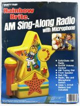 Rainbow Brite - AM Sing-Along Radio w/Microphone - Vanity Fair by ERTL (1983)