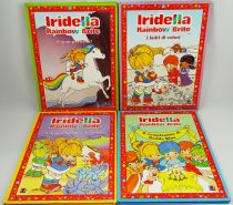 Rainbow Brite - AMZ Editrice Italie - Lot de 4 Livres d\'histoire illustrés \ Iridella\  - Hallmark 1985