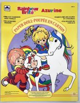 Rainbow Brite / Azurine - Paper Doll (Poupée en Carton) - Golden 19843