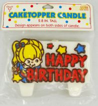 Rainbow Brite - Caketopper Candle / Bougie pour gâteau d\'anniversaire - Ambassador 1983