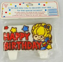 Rainbow Brite - Caketopper Candle / Bougie pour gâteau d\'anniversaire - Ambassador 1983